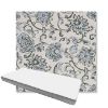 Picture of Martha Floral Periwinkle | Boxed Custom Outdoor Bench Cushion - Sunbrella© Fabric