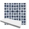 Picture of Midori Indigo | Boxed Custom Outdoor Bench Cushion - Sunbrella© Fabric