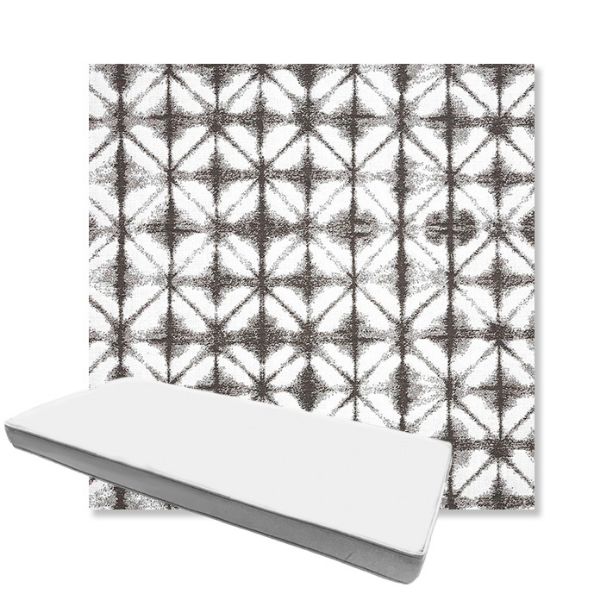 Picture of Midori Stone | Boxed Custom Outdoor Bench Cushion - Sunbrella© Fabric
