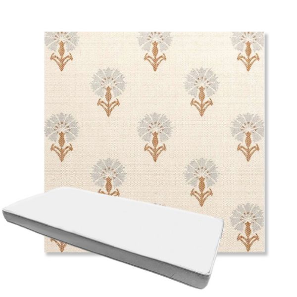 Picture of Mira Chai | Boxed Custom Outdoor Bench Cushion - Sunbrella© Fabric