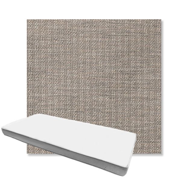 Picture of Momento Dove | Boxed Custom Outdoor Bench Cushion - Sunbrella© Fabric