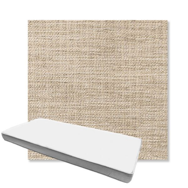 Picture of Momento Parchment | Boxed Custom Outdoor Bench Cushion - Sunbrella© Fabric