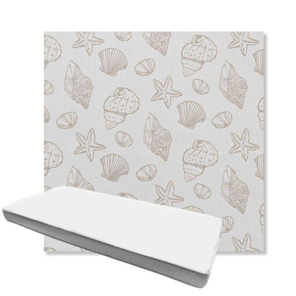Picture of Nantucket Suntan | Boxed Custom Outdoor Bench Cushion - Sunbrella© Fabric