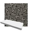 Picture of Nema Newsprint | Boxed Custom Outdoor Bench Cushion - Sunbrella© Fabric