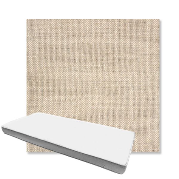 Picture of Piazza Dune | Boxed Custom Outdoor Bench Cushion - Sunbrella© Fabric