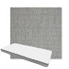 Picture of Pique Ash | Boxed Custom Outdoor Bench Cushion - Sunbrella© Fabric
