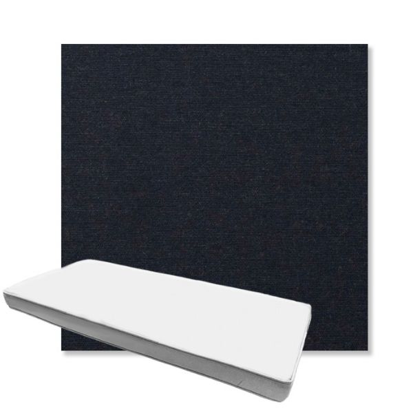 Picture of Play Navy | Boxed Custom Outdoor Bench Cushion - Sunbrella© Fabric