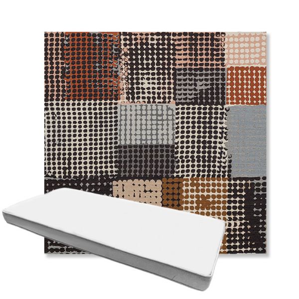 Picture of Pop Punchcard | Boxed Custom Outdoor Bench Cushion - Sunbrella© Fabric