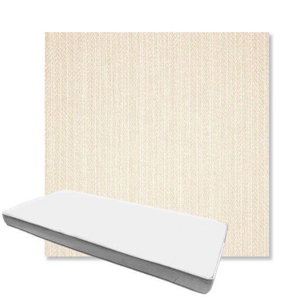 Picture of Posh Linen | Boxed Custom Outdoor Bench Cushion - Sunbrella© Fabric