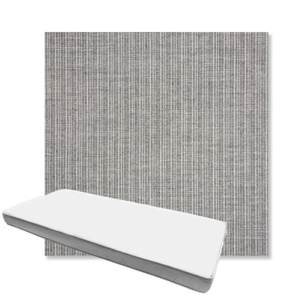 Picture of Proven Ash | Boxed Custom Outdoor Bench Cushion - Sunbrella© Fabric