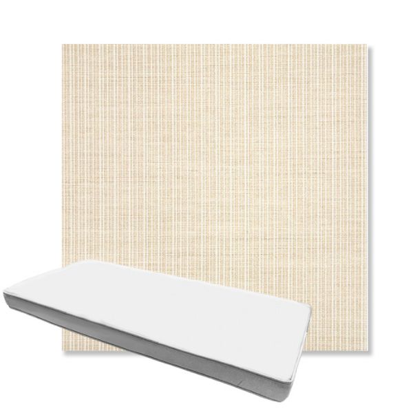Picture of Proven Flax | Boxed Custom Outdoor Bench Cushion - Sunbrella© Fabric
