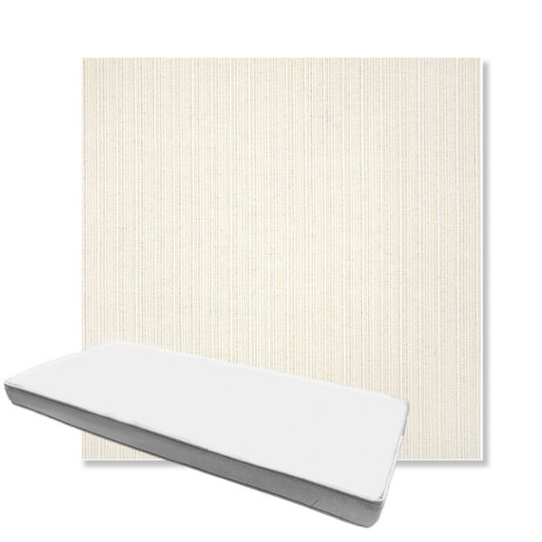 Picture of Proven Ivory | Boxed Custom Outdoor Bench Cushion - Sunbrella© Fabric