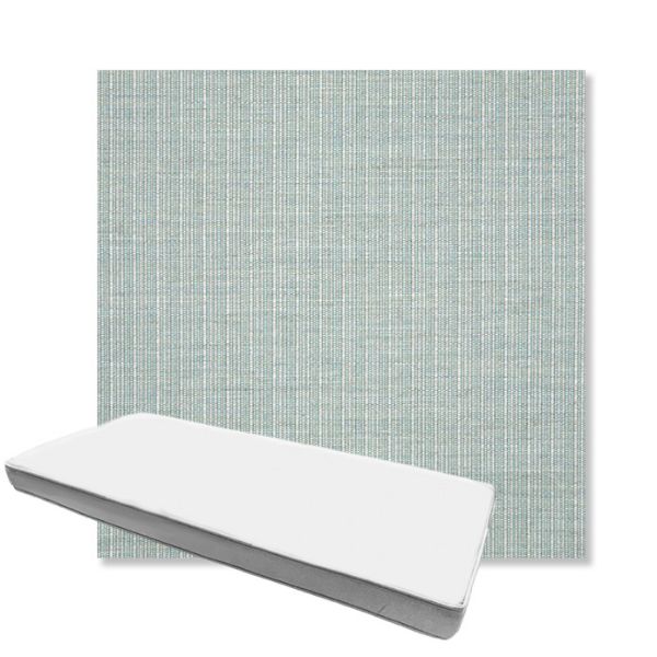 Picture of Proven Seaglass | Boxed Custom Outdoor Bench Cushion - Sunbrella© Fabric