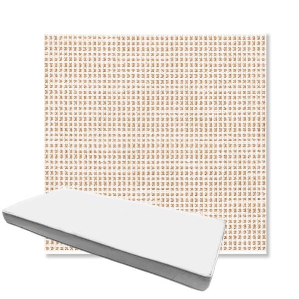 Picture of Rest Bisque | Boxed Custom Outdoor Bench Cushion - Sunbrella© Fabric