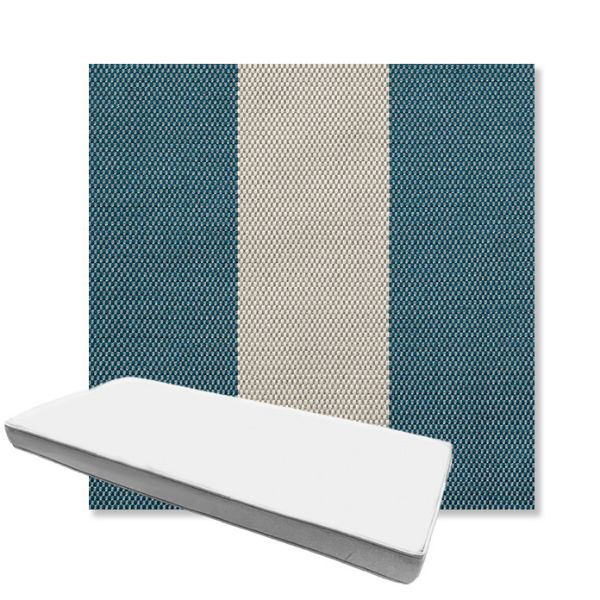 Picture of Rothko Curacao | Boxed Custom Outdoor Bench Cushion - Sunbrella© Fabric