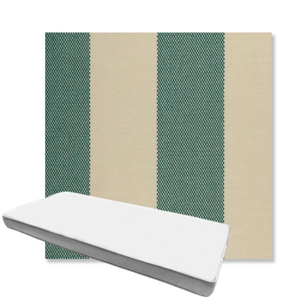 Picture of Rothko Mermaid | Boxed Custom Outdoor Bench Cushion - Sunbrella© Fabric
