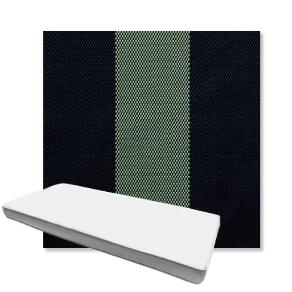 Picture of Rothko Mint Julep | Boxed Custom Outdoor Bench Cushion - Sunbrella© Fabric