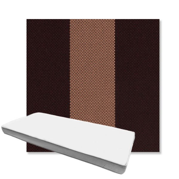 Picture of Rothko Sangria | Boxed Custom Outdoor Bench Cushion - Sunbrella© Fabric