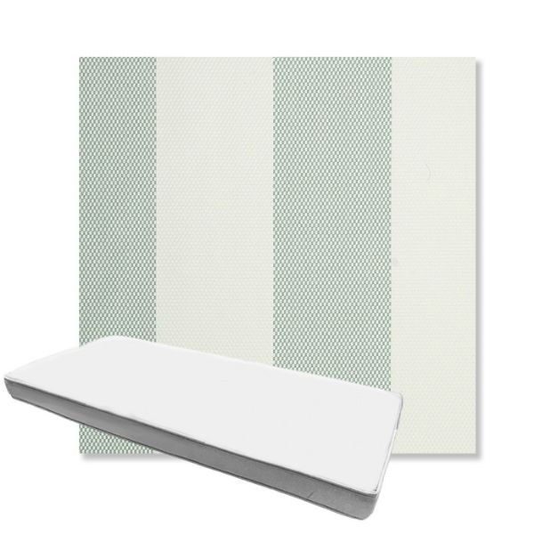 Picture of Rothko Seahorse | Boxed Custom Outdoor Bench Cushion - Sunbrella© Fabric