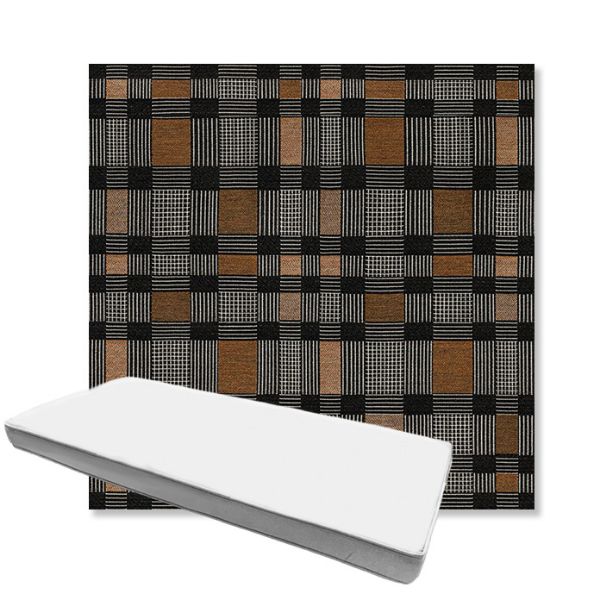 Picture of Rubix Center City | Boxed Custom Outdoor Bench Cushion - Sunbrella© Fabric