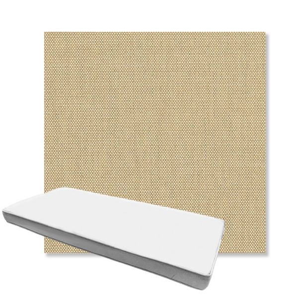 Picture of Sailcloth Sahara | Boxed Custom Outdoor Bench Cushion - Sunbrella© Fabric
