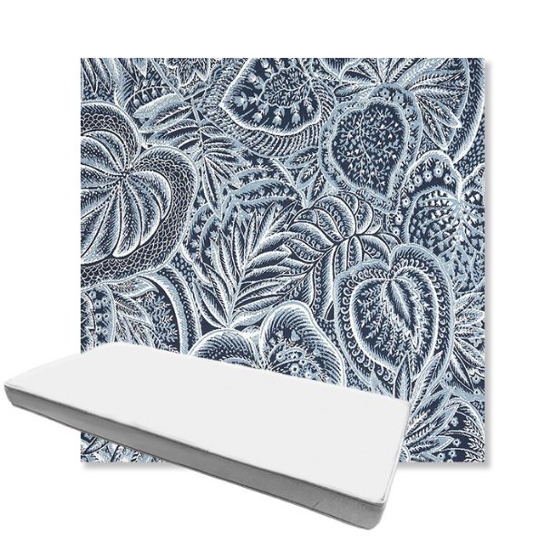 Picture of Sensibility Harbor | Boxed Custom Outdoor Bench Cushion - Sunbrella© Fabric