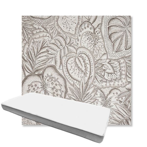 Picture of Sensibility Linen | Boxed Custom Outdoor Bench Cushion - Sunbrella© Fabric