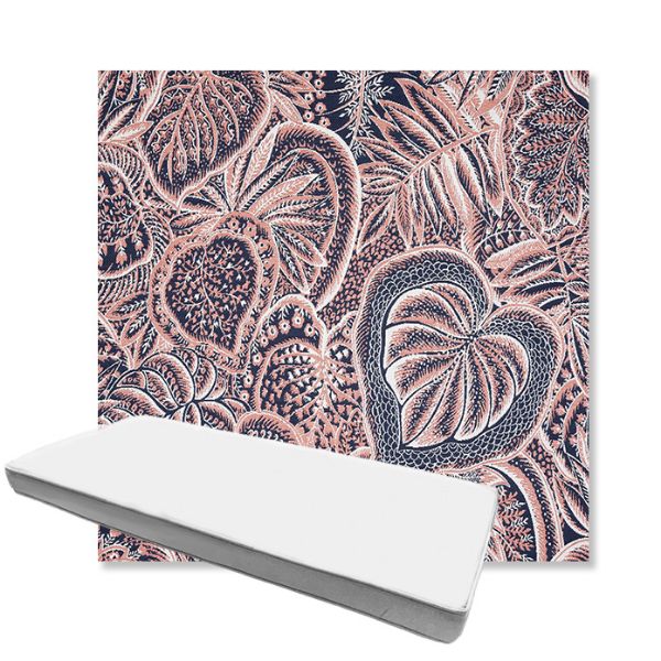Picture of Sensibility Splendor | Boxed Custom Outdoor Bench Cushion - Sunbrella© Fabric