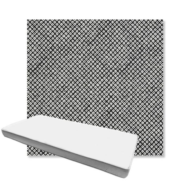 Picture of Shibori Classic | Boxed Custom Outdoor Bench Cushion - Sunbrella© Fabric