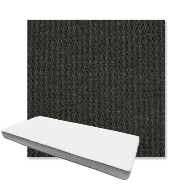 Picture of Spectrum Carbon | Boxed Custom Outdoor Bench Cushion - Sunbrella© Fabric