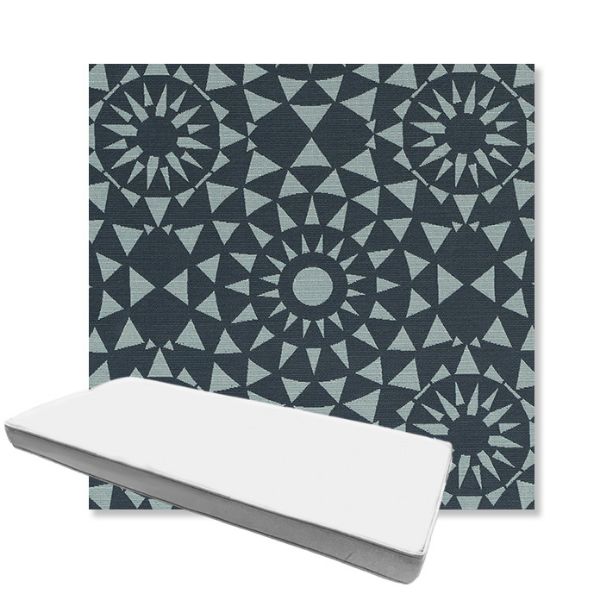 Picture of Sundial Sailboat | Boxed Custom Outdoor Bench Cushion - Sunbrella© Fabric