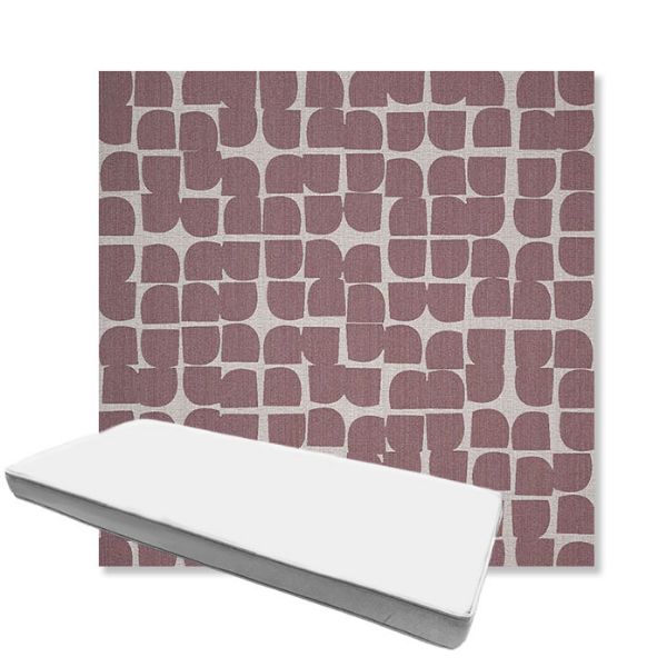 Picture of Toggle Aster | Boxed Custom Outdoor Bench Cushion - Sunbrella© Fabric