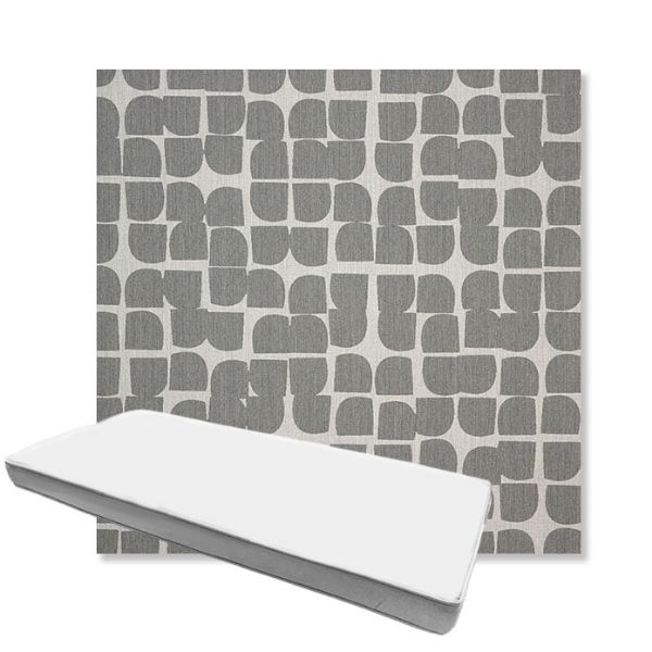 Picture of Toggle Greystone | Boxed Custom Outdoor Bench Cushion - Sunbrella© Fabric
