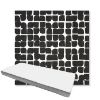 Picture of Toggle Inkblot | Boxed Custom Outdoor Bench Cushion - Sunbrella© Fabric
