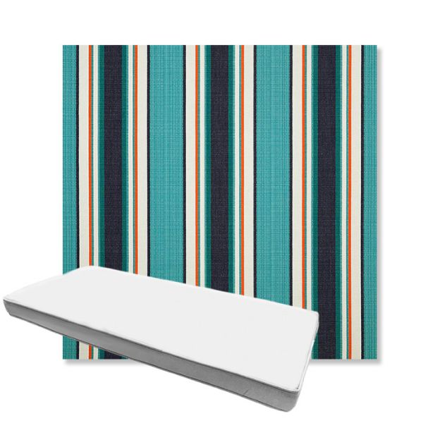 Picture of Token Surfside | Boxed Custom Outdoor Bench Cushion - Sunbrella© Fabric