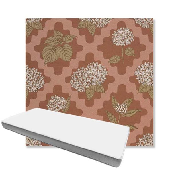Picture of Trellis Primrose | Boxed Custom Outdoor Bench Cushion - Sunbrella© Fabric