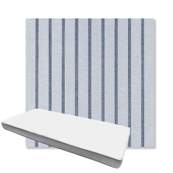 Picture of Unwind Sky | Boxed Custom Outdoor Bench Cushion - Sunbrella© Fabric