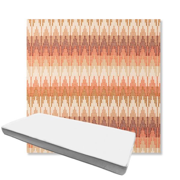 Picture of Valley Desert | Boxed Custom Outdoor Bench Cushion - Sunbrella© Fabric