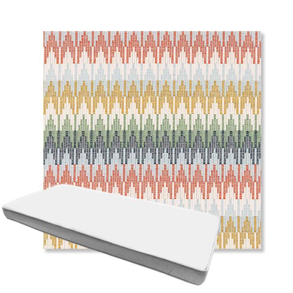 Picture of Valley Sedona | Boxed Custom Outdoor Bench Cushion - Sunbrella© Fabric