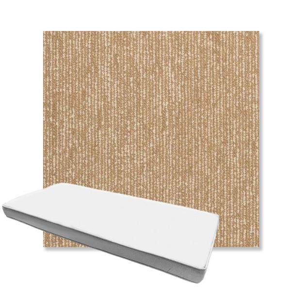 Picture of Vista Sand | Boxed Custom Outdoor Bench Cushion - Sunbrella© Fabric
