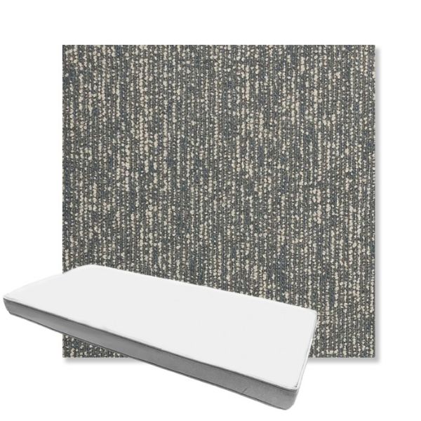 Picture of Vista Slate | Boxed Custom Outdoor Bench Cushion - Sunbrella© Fabric