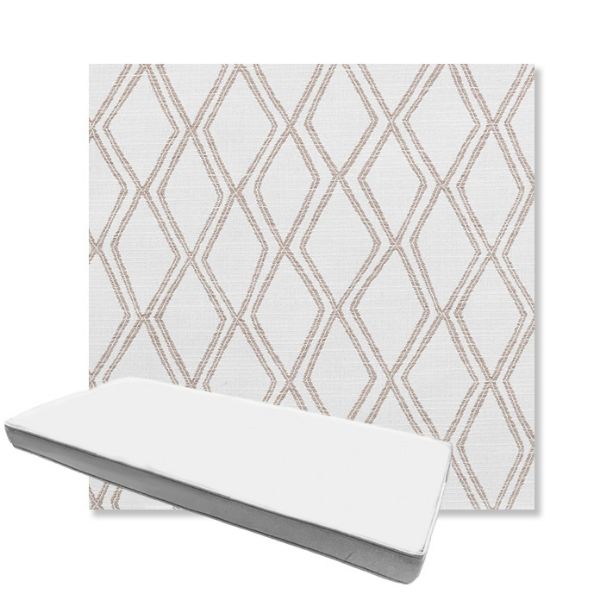 Picture of Voyage Dune | Boxed Custom Outdoor Bench Cushion - Sunbrella© Fabric