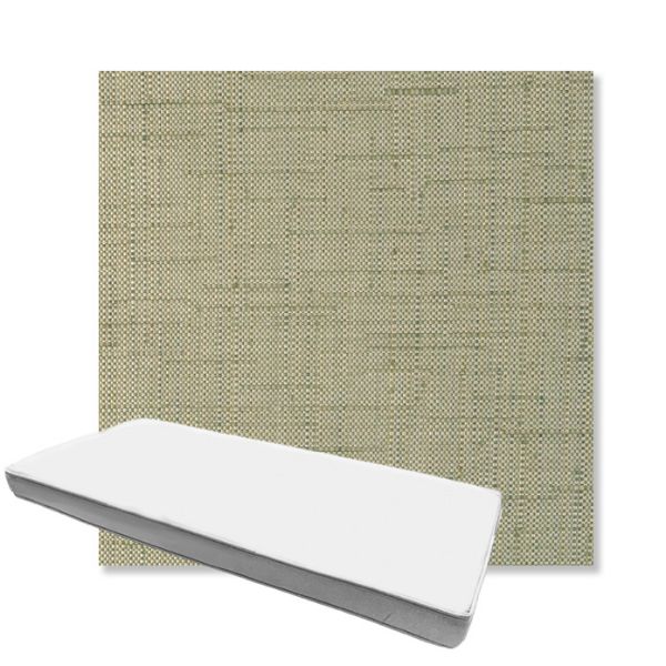 Picture of Willa Moss | Boxed Custom Outdoor Bench Cushion - Sunbrella© Fabric