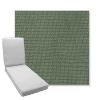Picture of Bliss Aloe | Boxed Chaise Lounge Cushion - Sunbrella© Fabric