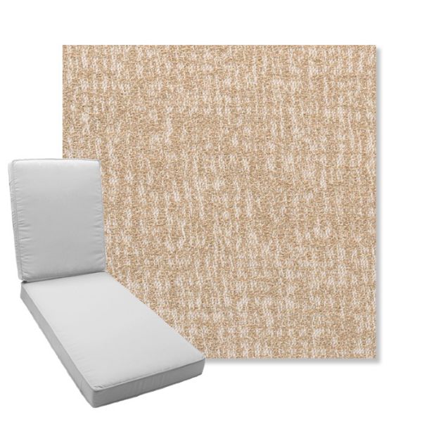 Picture of Abstraction Camel | Boxed Chaise Lounge Cushion - Sunbrella© Fabric