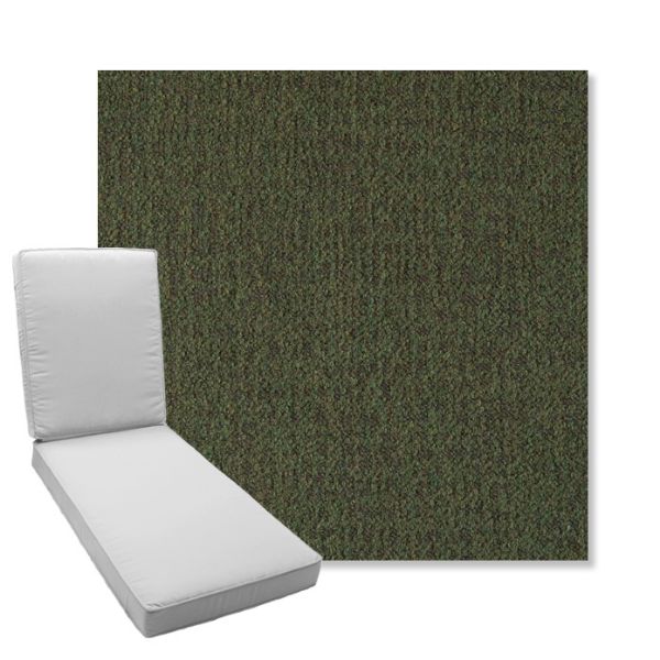 Picture of Abstraction Juniper | Boxed Chaise Lounge Cushion - Sunbrella© Fabric