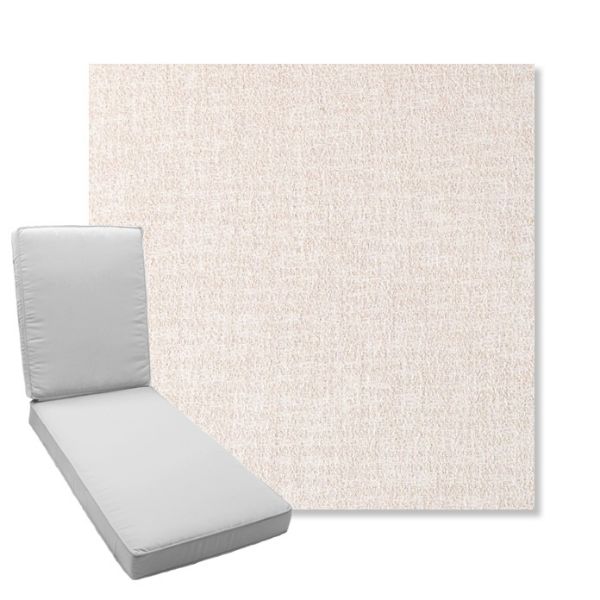 Picture of Abstraction Parchment | Boxed Chaise Lounge Cushion - Sunbrella© Fabric
