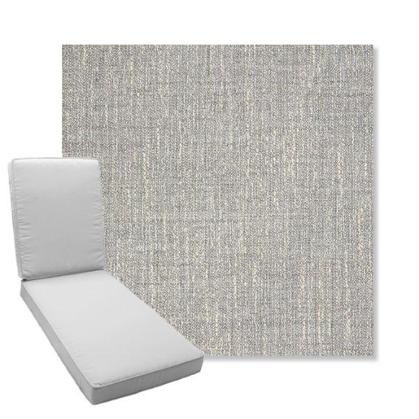 Picture of Adena Pebble | Boxed Chaise Lounge Cushion - Sunbrella© Fabric