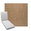 Picture of Argo Toffee | Boxed Chaise Lounge Cushion - Sunbrella© Fabric