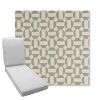 Picture of Assemble Mist | Boxed Chaise Lounge Cushion - Sunbrella© Fabric